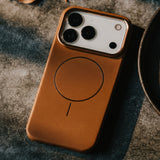 Premium MagSafe Leather Silicone Case