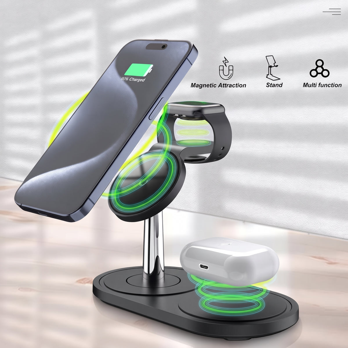 3-in-1 Wireless Charging Station